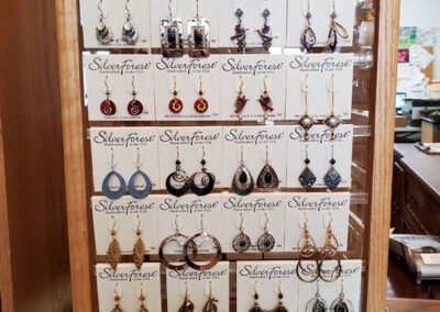 Silver Forest earrings