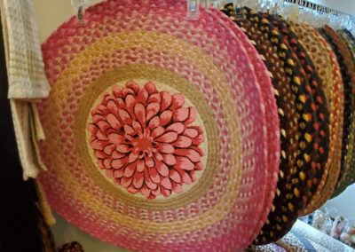 circular floor rugs woven at Olde Homestead