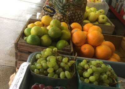 Fresh fruits and produce
